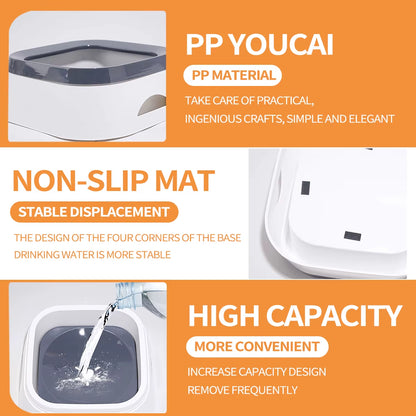 Revolutionary No-Spill Dog Water Bowl: Floating Feeder for Mess-Free Hydration